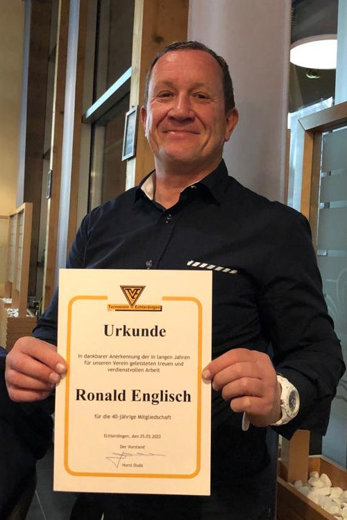 Ronny Englisch 40 Jahre