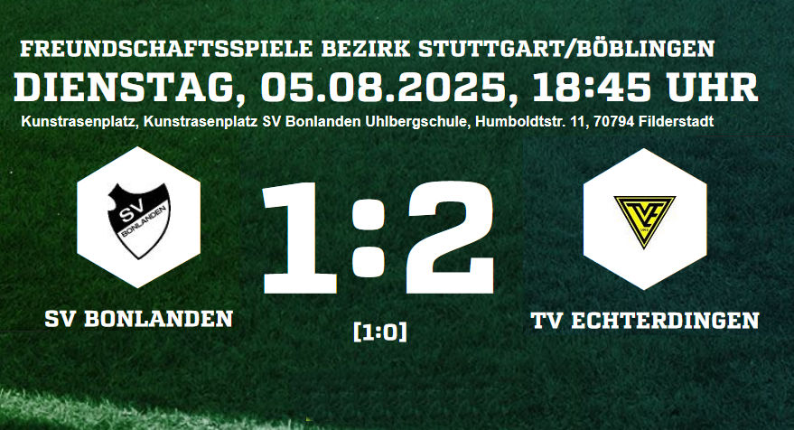 SV Bonlanden - TV Echterdingen 1:2