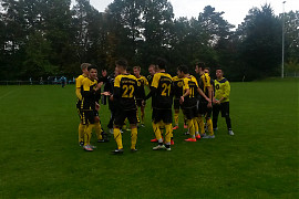 Freude nach dem 1.Saisonsieg