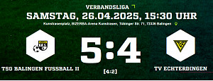 Bahlinen 5-4 Echterdingen