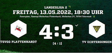 Derby-Niederlage in Plattenhardt