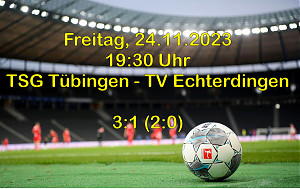 Tübingen - Echterdingen 3:1 (2:0)