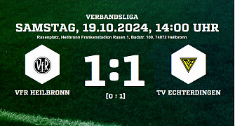VfR Heilbronn - TV Echterdingen 1:1
