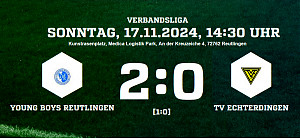 Young Boys Reutlingen - TV Echterdingen 2:0 (1:0)