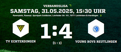TVE - Young Boys Reutlingen 1:4 (1:1)