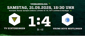 TVE - Young Boys Reutlingen 1:4 (1:1)