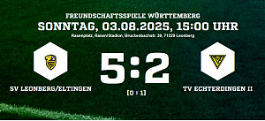 SV Leonberg/Eltingen - TV Echterdingen U23 5:2