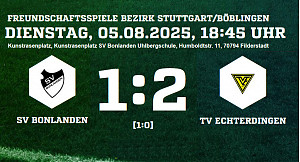 SV Bonlanden - TV Echterdingen 1:2