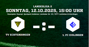 TV Echterdingen - 1.FC Eislingen