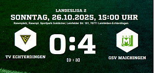 Echterdingen - Maichingen 0:4