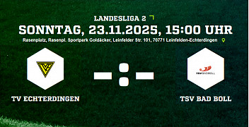 TV Echterdingen - TSV Bad Boll