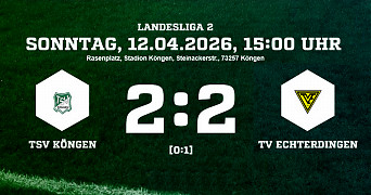 TSV Köngen vs. TV Echterdingen 2:2