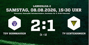 TSV Bernhausen - TV Echterdingen 2:1 (1:1)