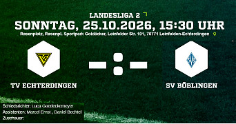 TV Echterdingen - SV Böblingen