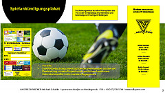 Spielankündigungsplakat